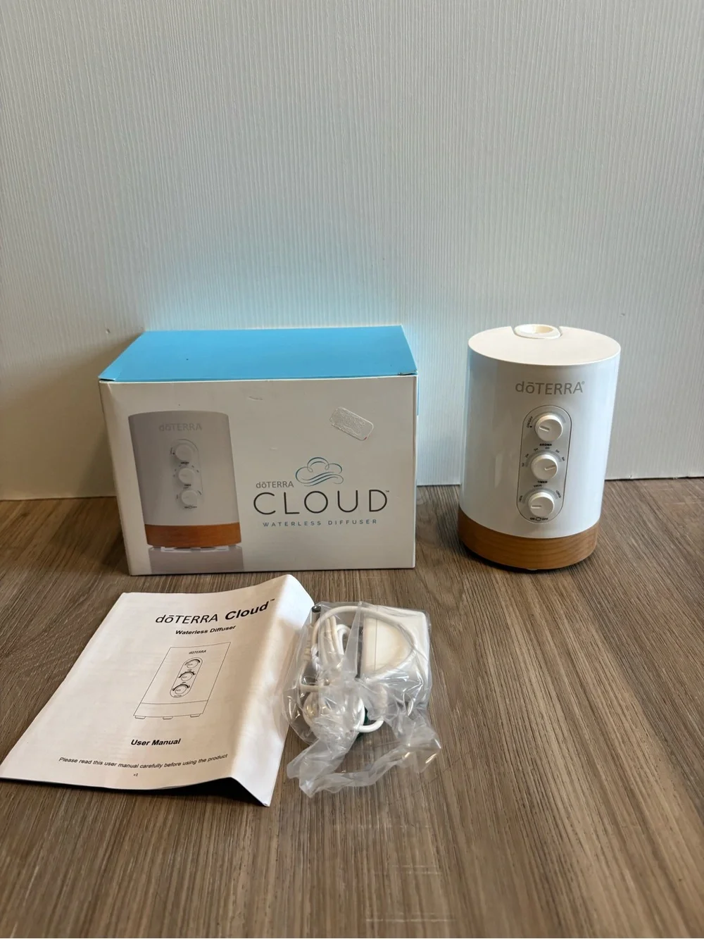 Doterra Cloud Waterless Diffuser Essential Oils with Power Cord Open Box